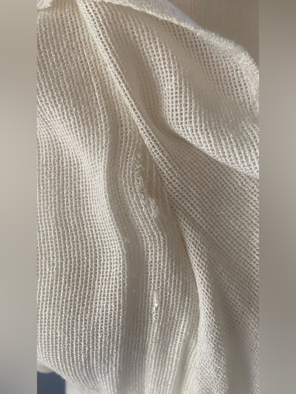 Vintage Sybil white tweed dress - Picture 9 of 11